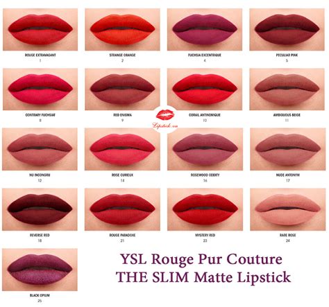 ysl black slim matte opium lipstick|ysl pink lipstick.